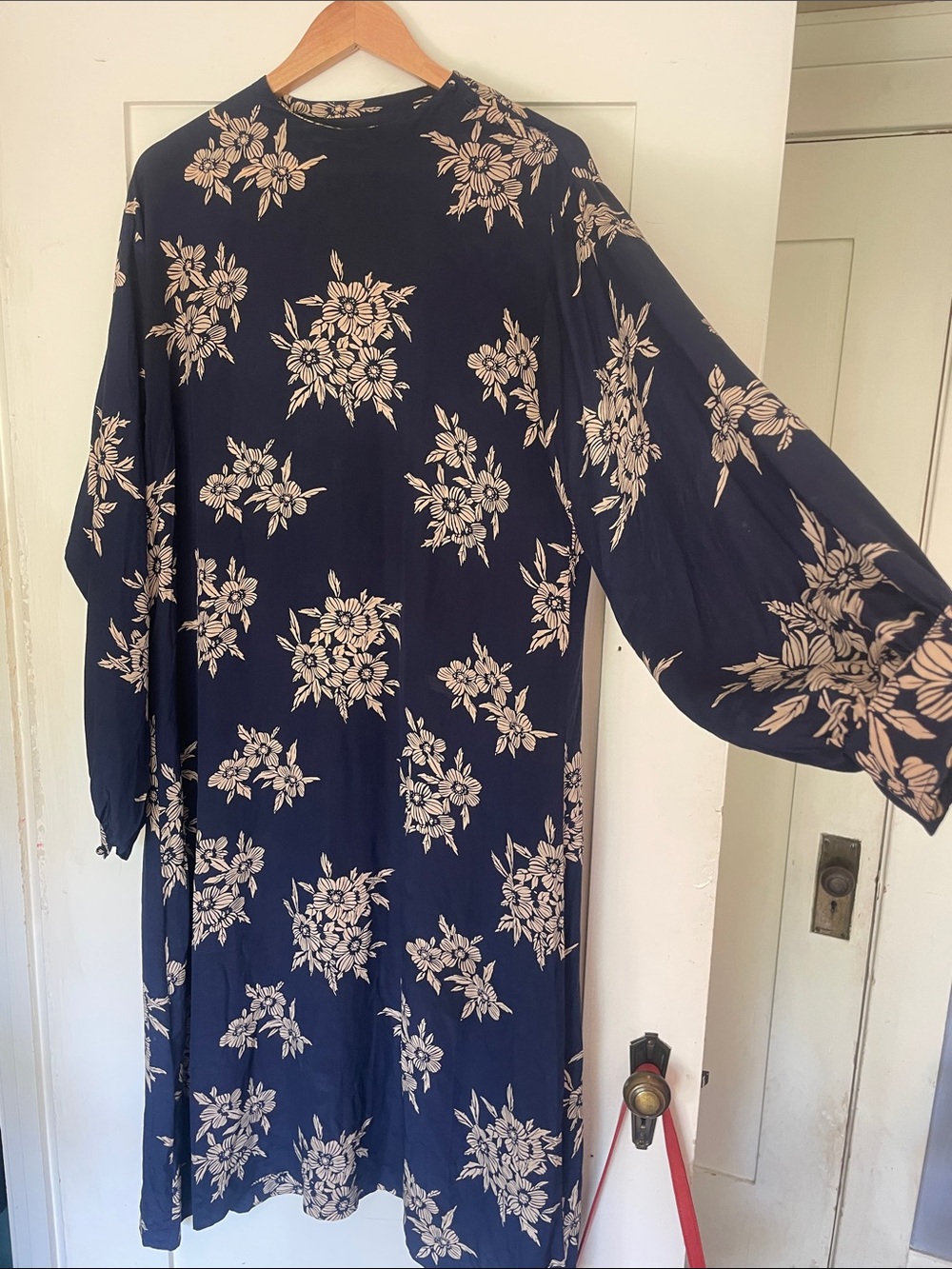 Vintage silk floral dress